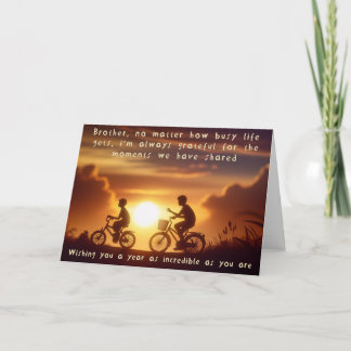 Brother Birthday Card