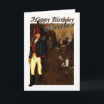 Brother Birthday Card - 1822 Hussar Officer And Fo<br><div class="desc">Brother Birthday Card - 1822 Hussar Officer And Foot Soldiers</div>