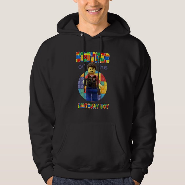 Brother Brick Builder  Blocks Master Builder Hoodie (Front)