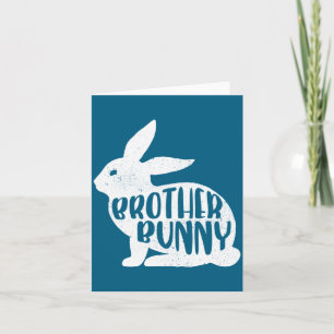 Brother Bunny Cute Matching Family Easter _1 Card