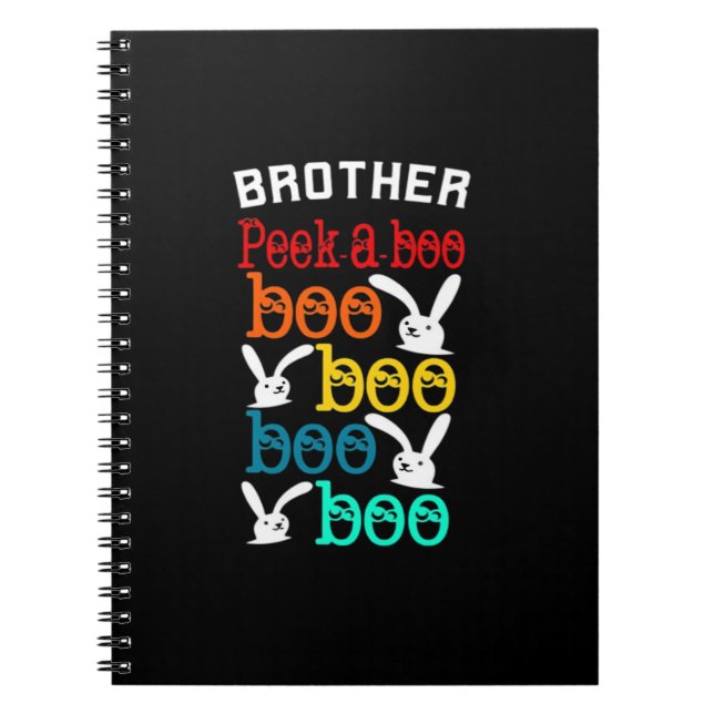 Brother Bunny Game For Novelty Kids Adults Notebook (Front)