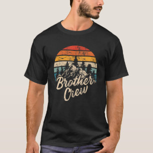 Brother Crew Camping Outdoor Sunset Summer Camp T-Shirt