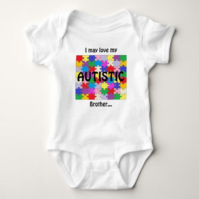 Brother Cuter Romper Baby Bodysuit (Front)