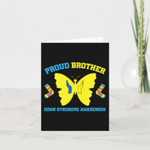 Brother Down Syndrome Awareness Card