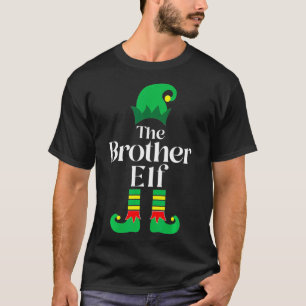 Brother Elf Christmas Party Gifts Matching Family  T-Shirt