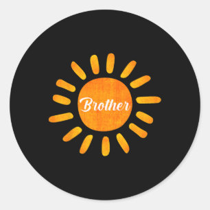 Brother First Trip Around The Sun Family Vacation  Classic Round Sticker