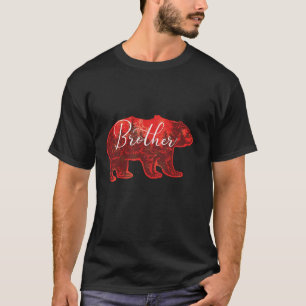 Brother Funny Christmas Tree Bear Men Tee Family G