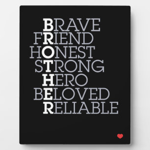 Brother Gift Plaque