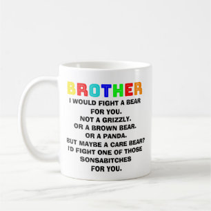 brother gifts, brother mug, funny brother gift,  coffee mug