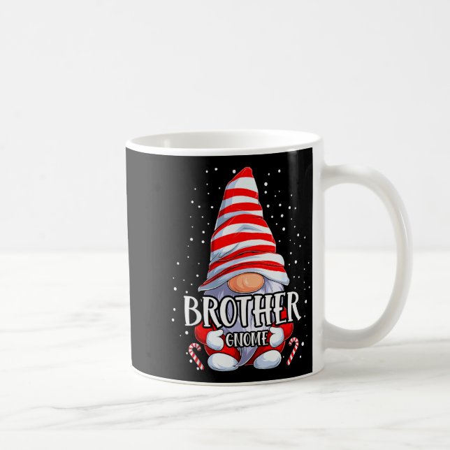 Brother Gnome Christmas Pajamas Matching Family Gr Coffee Mug (Right)