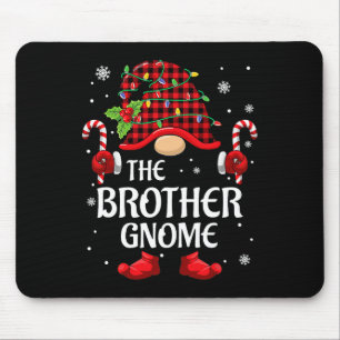 Brother Gnome Matching Christmas Pjs For Family Mouse Pad