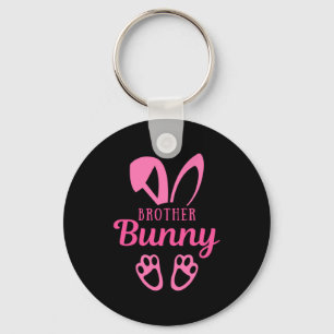 Brother happy easter bunny t shirt key ring