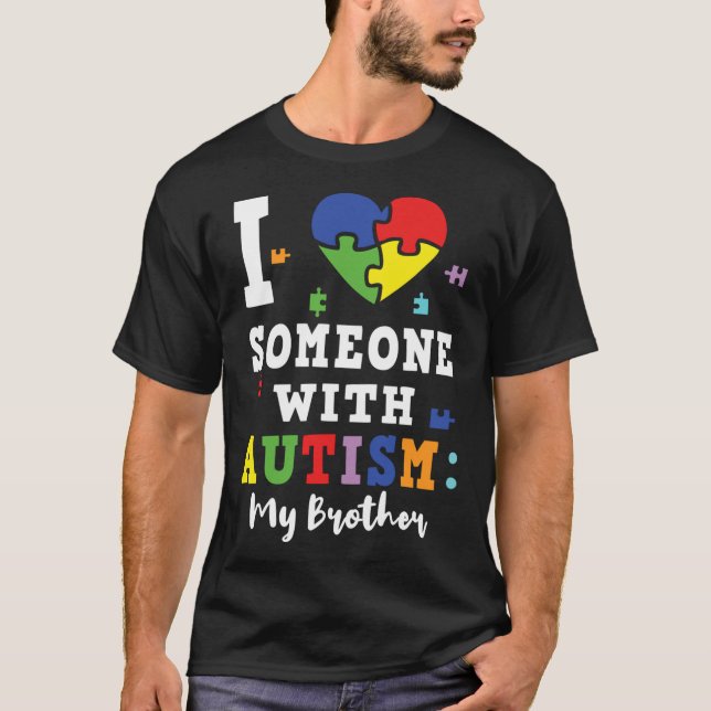 Brother Heart Special Autism Awareness T-Shirt (Front)