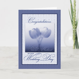 Brother & his New Husband Wedding Congratulations Card