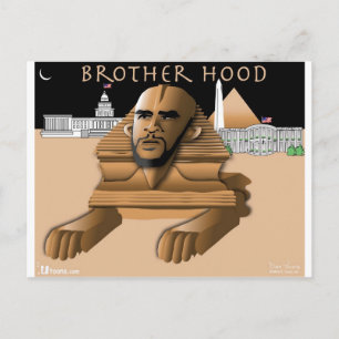 Brother Hood night Postcard