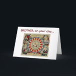 *BROTHER* I PREDICT "YOU" HAVE A HAPPY BIRTHDAY CARD<br><div class="desc">THIS IS A CUTE CARD FOR **YOUR BROTHER** AND PLEASE CHECK OUT ALLLLL THE PRODUCTS IN THIS LINE WHILE VISITING ZAZZLE AND HAVE FUN DOING SO. THIS BIRTHDAY CARD IS ONE OF A FEW AS WELL.</div>