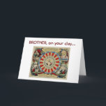 *BROTHER* I PREDICT "YOU" HAVE A HAPPY BIRTHDAY CARD<br><div class="desc">THIS IS A CUTE CARD FOR **YOUR BROTHER** AND PLEASE CHECK OUT ALLLLL THE PRODUCTS IN THIS LINE WHILE VISITING ZAZZLE AND HAVE FUN DOING SO. THIS BIRTHDAY CARD IS ONE OF A FEW AS WELL.</div>
