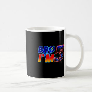 Brother Im 5th Birthday Boy Family Matching Party Coffee Mug