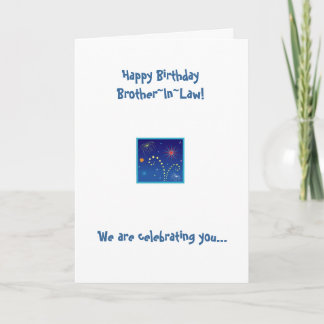 Brother In Law Birthday Card