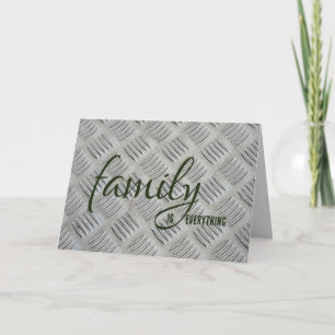 Brother-in-law Birthday Grey Metal Design Card