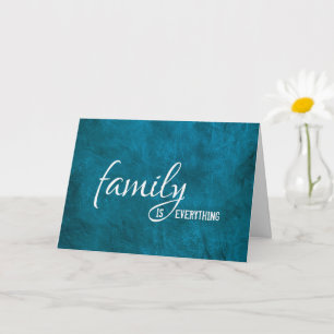 Brother-in-law Birthday Teal Leather Card