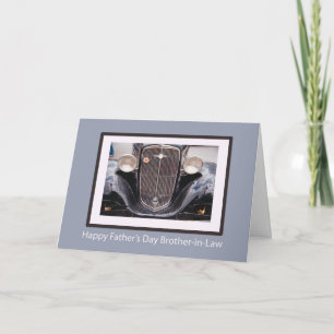 Brother-in-Law Father's Day Classic Car Card