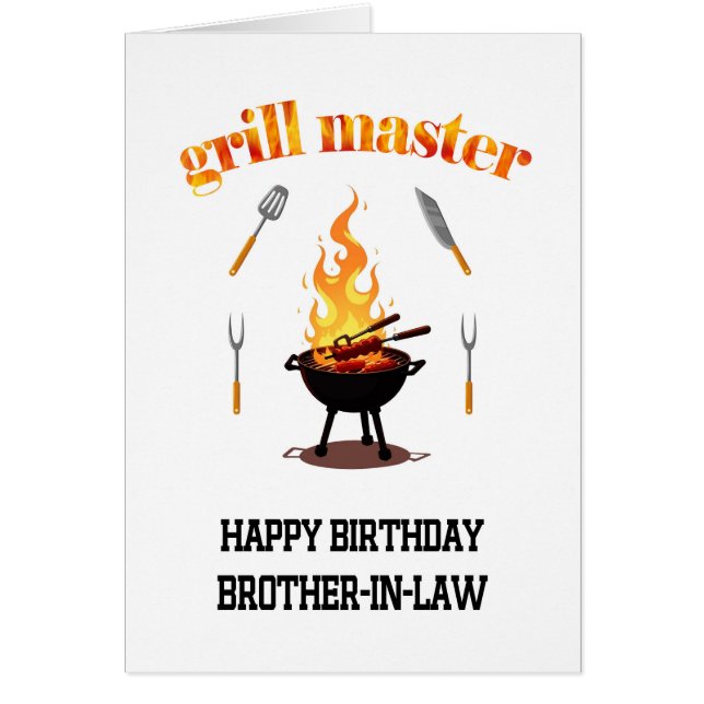 Brother In Law Grill Master Birthday  (Front)