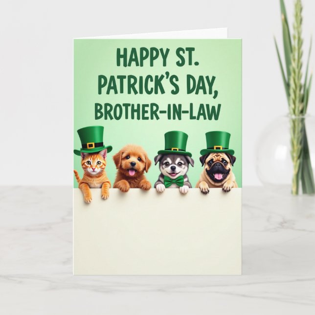 Brother In Law Happy Day Card (Front)