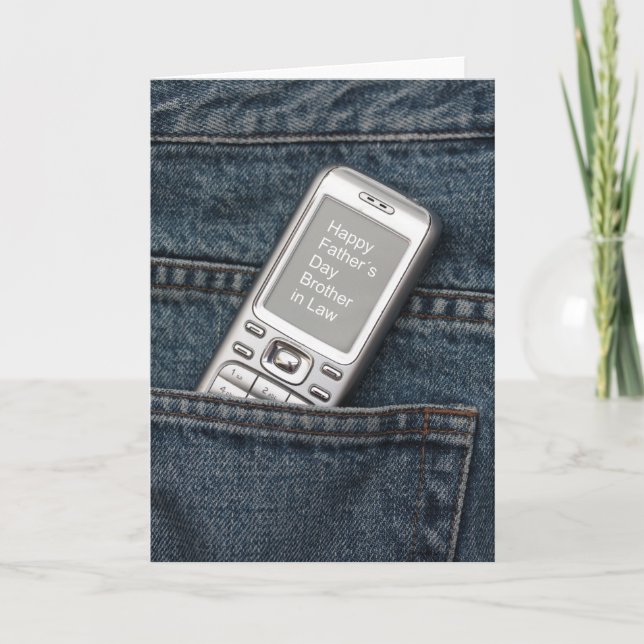 Brother in Law   Happy Father's Day Card (Front)