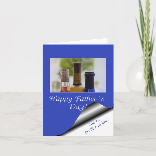 Brother in Law   Happy Father's Day Card (Front)