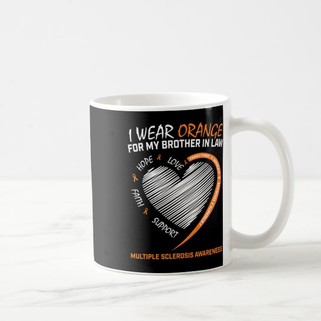 Brother In Law Multiple Sclerosis Apparel Ms Aware Coffee Mug (Right)
