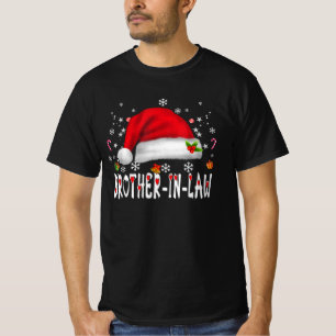 Brother-In-Law Santa Xmas Family Matching Pyjamas T-Shirt