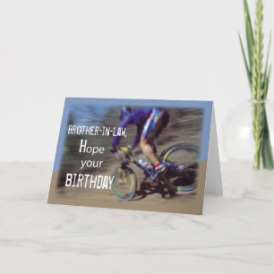 Brother-in-Law Sports Mountain Bike Birthday Card