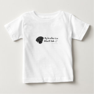 brother is a black lab baby T-Shirt