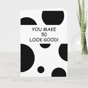 Brother Joke White Personalised Bro 50th Birthday Card