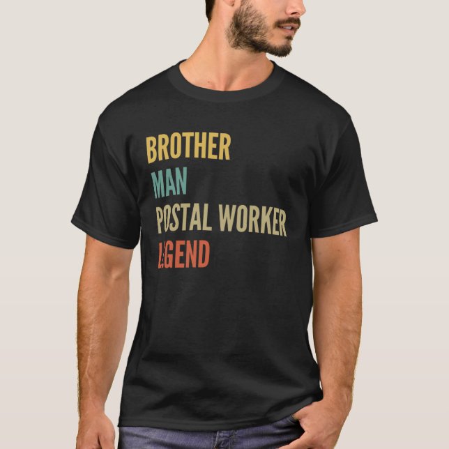 Brother Man Postal Worker Legend T-Shirt (Front)