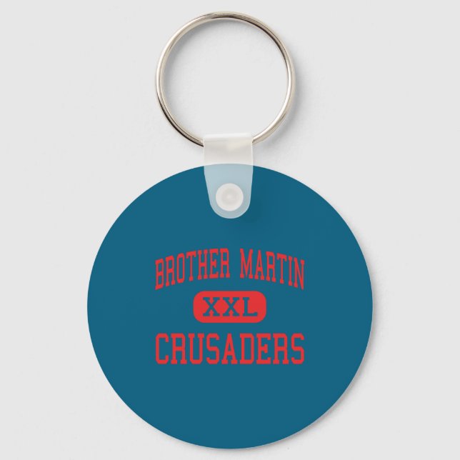 Brother Martin Crusaders High New Orleans _1  Key Ring (Front)