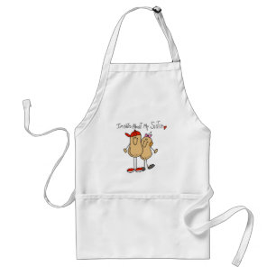 Brother-Nuts About My Sister Standard Apron
