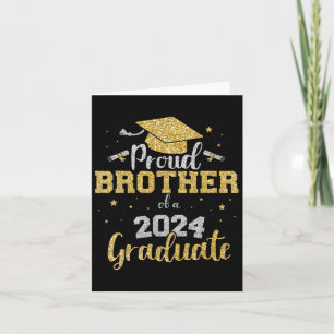 Brother Of A Cl Of 2024 Graduate Senior Graduation Card
