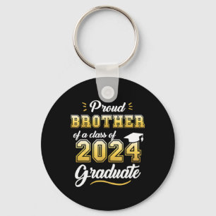 Brother Of A Cl Of 2024 Graduate Senior Graduation Key Ring