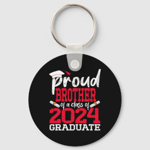 Brother Of A Cl Of 2024 Graduate Senior Graduation Key Ring