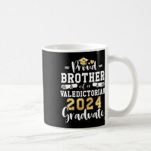 Brother Of A Valedictorian Cl 2024 Graduation Coffee Mug