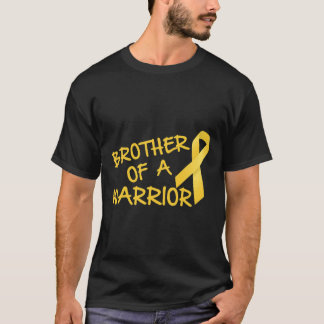 Brother Of A Warrior Childhood Cancer Awareness   T-Shirt