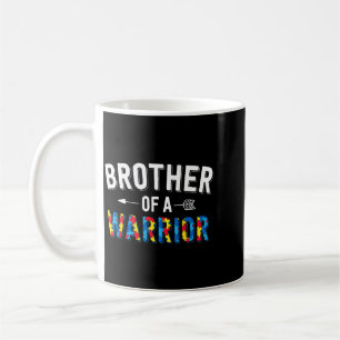Brother Of A Warrior Family Bro World Au Awareness Coffee Mug