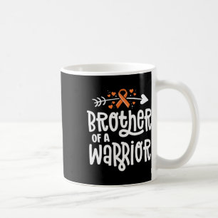 Brother Of A Warrior Gift Family Leukaemia Cancer Coffee Mug