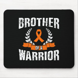 Brother Of A Warrior Leukaemia Awareness Mouse Pad
