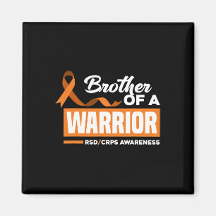 Brother Of A Warrior Support Supporter Rsd Crps Aw Magnet
