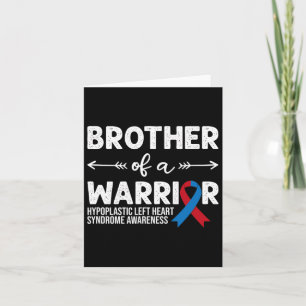 Brother Of A Warrior Syndrome Awareness Card