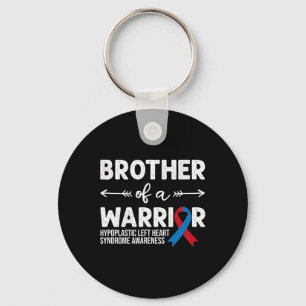Brother Of A Warrior Syndrome Awareness Key Ring