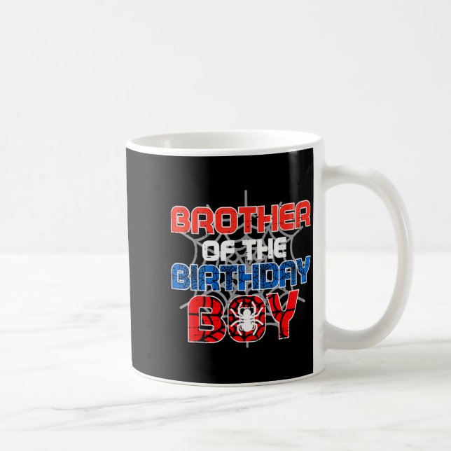 Brother Of Birthday Boy Sder Family Bday Party Boy Coffee Mug (Right)